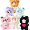 Nommi Plush Blind Box, Plush Figure Toys 1PC (1 of 7 Possible Styles) Loveliness Never Ends Series Keychain & Bag Charm Birthday Gifts 8.5 in