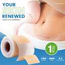 2 x Silicone Scar Sheets,Silicone Scar Tape, (1.6 x 60 Roll, 1.5M) Scar Removal Strips for Surgical Scars,Keloids, C-Section, & Burns Tummy Tuck Reusable Tape