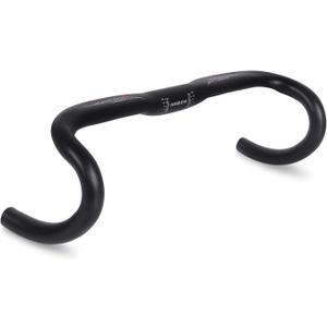 KABON Road Bike Handlebars, Aluminum Alloy 31.8mm 400mm/420mm/440mm Drop Bars Horns Bent Bar Compact Road Aero Handlebar (400mm)