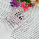 Bestie Gifts for Women Friendship 3.93.20.4 Inch Acrylic Puzzle Desk Decor - Unique BFF Keepsake Gift for Birthday, Christmas, Anniversary - Bestie Present Idea