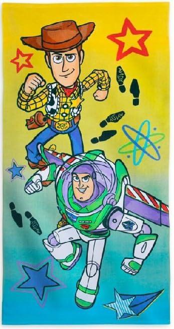 Disney Store Official Toy Story Kids Bath Towel, Soft & Absorbent Beach Towels, 100% Cotton Pool Towel, 29 by 59 Inches, Highly Absorbent Bath Towels for Bathroom