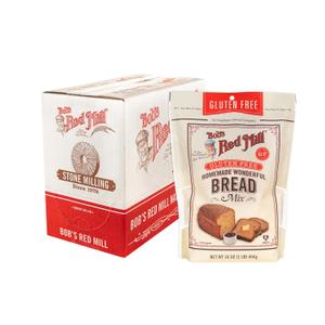 Bob's Red Mill Gluten Free Homemade Wonderful Bread Mix, 16oz (Pack of 4) - Gluten Free, Kosher