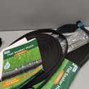 Hlinker 2026 Flat Soaker Hose 150 ft (75ft 2Packs) with Stake for Garden, Linkable Drip Hose Diy Automates Garden Irrigation System Saving 89% Water, Dual-layer Leak-free Design Water Hose with Holes