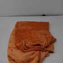 PAVILIA Orange Fleece Throw Blanket for Couch, Coral Peach Soft Fuzzy Fall Flannel Throw for Sofa, Luxury Plush Microfiber Bed Blanket, Cozy Home Halloween Velvet Gift Blanket, 50"x60"