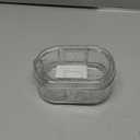 Soap Holder with Hooks, Rotating 1-Layer Soap Holder with Self Draining, Wall Mounted No Drilling Soap Dish for Shower, Kitchen, Bathroom