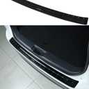 Fit for 2020-2026 Toyota Highlander Bumper Topper, Rear Bumper Protector Guard Cover Trunk Outside Door Sill Protector Cover for Highlander Hybrid 2021 2022 2023 2024 2025, Black