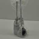 iDesign Una Plastic Toilet Bowl Brush and Plunger Combo Set for Bathroom Cleaning and Storage