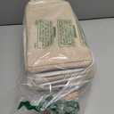 OrganiHaus Small Fabric Storage Baskets for Shelves 6 Pack, 12x8in Closet Storage Bins for Shelves, Cloth Storage Bins, Linen Closet Organizers, Fabric Basket, Shelf Baskets for Organizing Beige/White