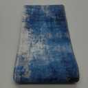 Modern Abstract 24x70 Runner Rug, Blue