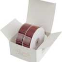 2 x MEEDEE Rust Velvet Ribbon 1 Inch Single Face Nylon Velvet Ribbon 2 Rolls 20 Yards Rust Red Ribbons for Christmas Tree, Gift Wrappig, Rustic Wreath, Velvet Bow Making, Floral Bouquet, Home Decor