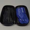 Insulin Cooler Travel Case TSA Approved Refrigerated Medicine Cooler for Travel w/Thermometer Temperature Diabetic Case w/2 Reusable Ice Packs for Daily Life Trip (Purple)