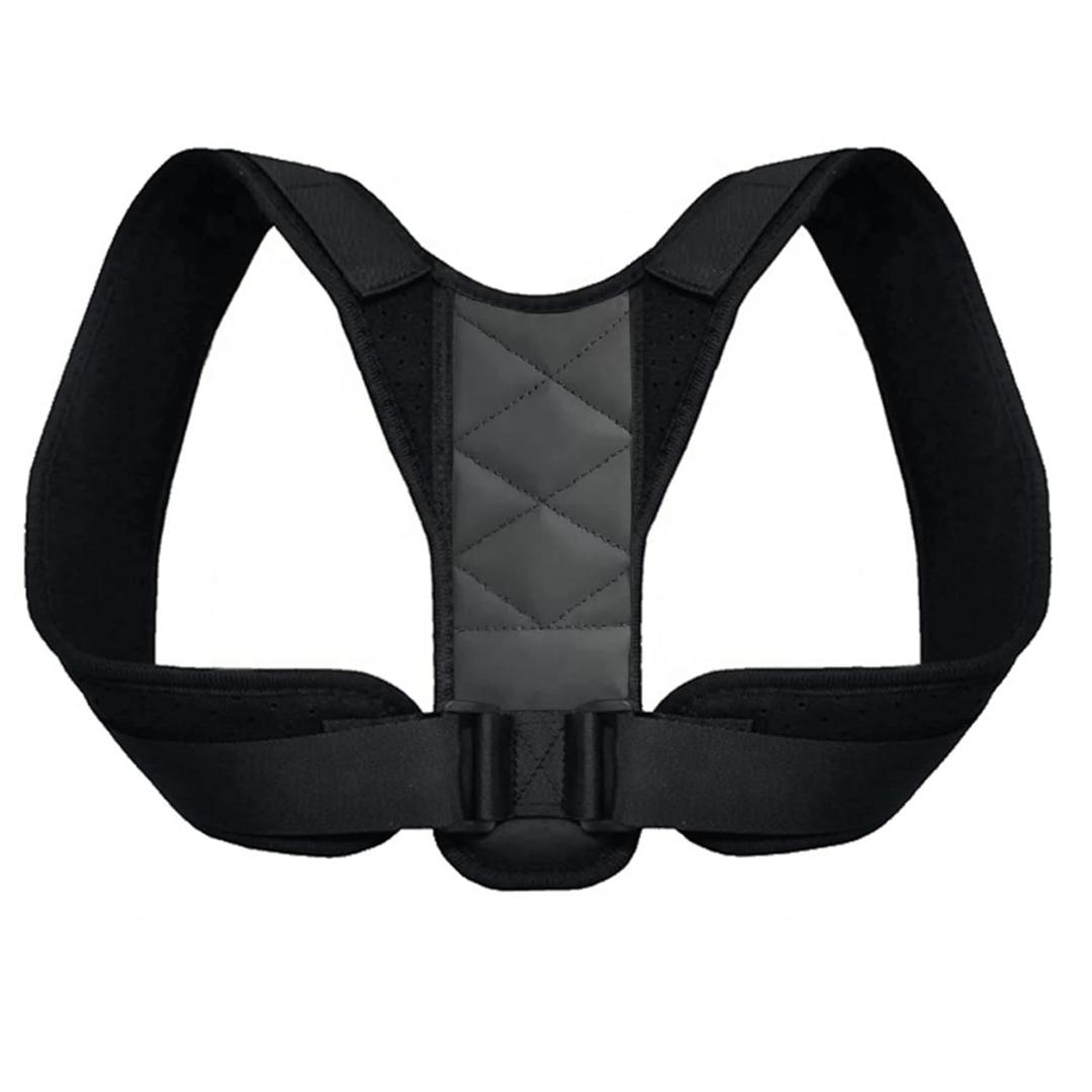 FOPLCP Posture Corrector for Men and Women - Invisible & Mesh Breathable Upper Back Brace - Adjustable Back Straightener - Relieve Shoulder, Neck & Back Pain, L (38-48inch)