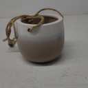 Hanging Planter, Pots, Ceramic Round,Rope Hanger, Indoor outdoor