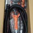 MAKELIFT Drywall Sander with Vacuum Dust Collector, 1050W 7.33A Popcorn Ceiling Removal Tool, LED Light, 5 Variable Speed 1000-2100RPM, Foldable & Extendable Handle, 12 Sanding Discs