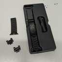 SUNFWR Compatible with Apple Watch Band 40mm 41mm 38mm 42mm(Series 10 11) for Women Men, Stainless Steel Metal iWatch Band for Apple Watch Series 11/10/9/8/7/6/5/4/3/2/1/SE/SE2/SE3 Ultra3/2/1 (No case) (Black)