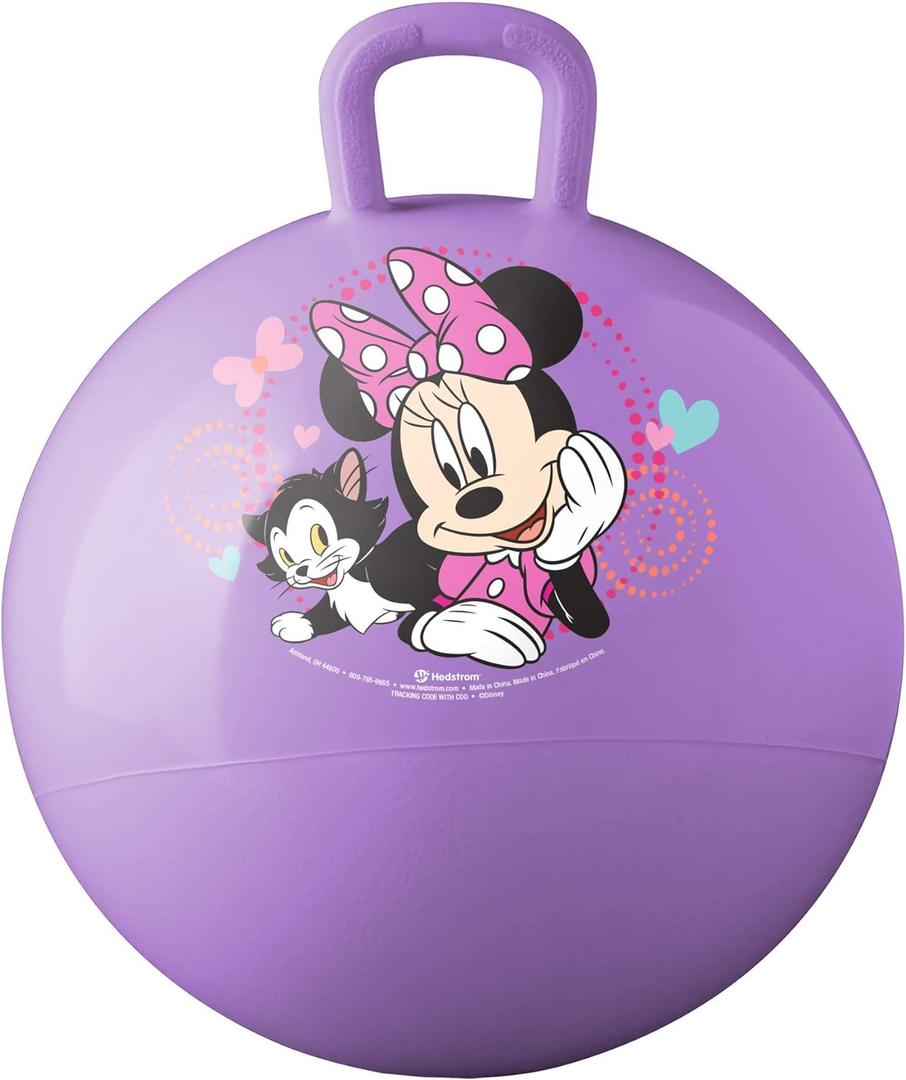 Hedstrom Minnie Mouse Happy Helpers Hopper Ball, Hop Ball for Kids, 15 Inch