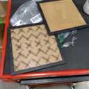 8x8 Picture Frame Set of 2, Black Square Photo Frames High Transparent Wall Gallery Desktop Horizontal Vertical for Canvas Collage Photo Poster Certificate 8 x 8 inches  