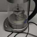 OVENTE 1.7L Electric Tea Kettle with Removable Infuser, Variable Temperature Control, Keep Warm Function, 1500W Fast Heating Water Boiler, BPA Free Borosilicate Glass & Easy to Fill Lid, Silver KG733S (1.8 Quarts)