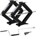 WEIZE Camper RV Trailer Stabilizer Leveling Scissor Jacks with Handle -24"- 9000lbs - Set of 2 (9000 lbs-2P)