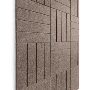 Felt Bulletin Board Tiles | Modern Cork Board Alternative | Large Cork Boards for Walls | Aesthetic Felt Wall Panels for Office & Home Decor | Pinboard & Photo Board (12-Pack) | Desert Palm