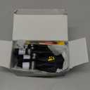 QUMY Dog Shoes for Large Dogs, Medium Dog Boots & Paw Protectors for Winter Snowy Day, Summer Hot Pavement, Water-Resistant in Rainy Weather, Outdoor Walking, Indoor Hardfloors Skid-Resistant Sole (Size 4: 2.2''x2.6''(W*L) (Pack of 4))