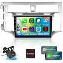 [2G+64G] Car Radio for Toyota Avalon 2005-2010: 9 inch Android Touch Screen Stereo - Wireless Carplay & Android Auto / 1080P / Mirror Link/EQ/WiFi/SWC + AHD Backup Camera + Canbus + Mic