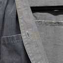 Zilcremo Women Denim Shirt Dresses Long Sleeve Distressed Jean Dress Button Down Casual Tunic Top, 2XL