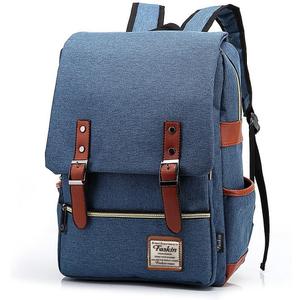 Slim Laptop Backpack for Women, Fashion Travel Rucksack College School Bookbag (Blue)