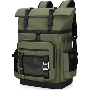 42 Can Backpack Cooler,40L Insulated Double Decker Leakproof, Waterproof Travel Cooler Backpack for Beach Camping Picnic Travel