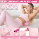 NANATI Pilates Kit, Home Pilates Workout Kit for Women, Pilates Equipment with 14.5" Pilates Ring and Ball, Resistance Bands, Ankle Weights, Sliders & Grip Socks Accessories for Starter Home Workouts