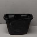 Vive Mobility Scooter Basket (12" x 8.5") - Accessory for 3 & 4-Wheel Scooters - Large Front Storage Attachment for Shopping with Carrying Handle for Travel - Easy to Assemble Replacement Part (Black)