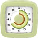 Kids Visual Timer for Kitchen,Classroom,Cooking,Learning,Bedroom,Office, 60-Minute Countdown Pomodoro Timer for Kids with Autism ADHD (Avocado Style)