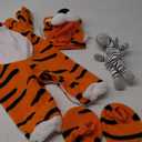 Spooktacular Creations Halloween Baby Tiger Costume for Kids, Tiger Costume Toddler for Animal Halloween Dress Up Party, (12-18 Months)