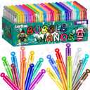 200Pcs 20Colors Circle Mini Bubble Wands,Bulk Bubbles Wand,for Kids Party Favors,Birthday,Beach, Outdoor, Garden, Classroom, Bathe Time, Valentine's Day, Easter Stuffer, Halloween, Christmas