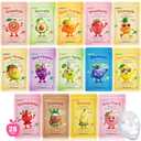 28 Pack Fruit Face Masks Skincare for Kids Girls, Sheet Collagen Face Mask for Women Skin Care, Bulk Hydrating Facial Mask for All Skin Types, Valentines Day Gifts and Party Spa Gifts for Teens