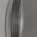 NUTRIUPS 4 Pack 10in Glass Dinner Plates - with Lipped Edge - Clear Tempered Glass Plates, Glass Serving Dinnerware for Pasta, Salad, Dishwasher & Microwave Safe