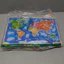 SYNARRY Large USA World Wooden Puzzles for Kids Ages 4-6, Learning United States World Maps Puzzles for Kids Ages 6-8, Wood Jigsaw Puzzles Educational Games Toys for Boys Girls Ages 3-8, Easter Gifts