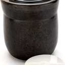 TOMO Fermentation Crock with Weights - Ceramic Sauerkraut Pickling Crock - Stoneware Kombucha Brewing (3L)