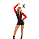 Morph Adult Race Car Driver Costume Womens Racing Halloween Costume For Women, M