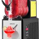 VEVOR Slushie Machine, 6L/1.6Gal Commercial Slushy Maker, Frozen Drink Maker with Self-Cleaning, Margarita Machine for Restaurants Bars Party for Slushie, Margaritas, Milkshake & More