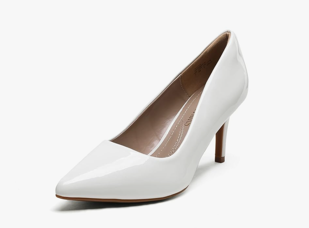 DREAM PAIRS Women's High Stiletto Heels Closed Pointed Toe Dress Pumps Shoes for Wedding Work Office Business, 3 Inches Size 8.5