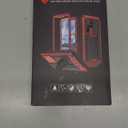 Compatible for Samsung Galaxy S25 Metal Case with Slide Camera Cover Built in Screen Protector Full Body Hybrid Stand Military Heavy duty Armor Aluminium Silicone Case For Man Construction Black