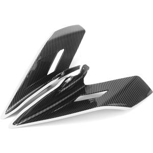 Motorcycle Wind Screen Aerodynamic Winglets ABS Batwing Wind Deflector Fairing Kits for CFMOTO 450SS 450SR 450SRS 2022 2023 2024 2025 CF Moto 450ss Accessories (C-White) (Large)