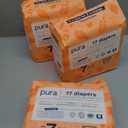 Pura Size 7 Eco-Friendly Diapers (33+lbs) Hypoallergenic, TCF, Soft Organic Cotton, Sustainable, up to 12 Hours Leak Protection, Allergy UK, Recyclable Paper Packaging, 6 Packs of 17 (102 Diapers)