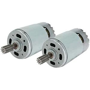 2 Pcs 550 40000RPM Electric Motor High Speed RS550 12V Motor Gearbox Accessories for Power Wheels Children Ride On Car Replacement Parts