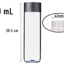 12-pack Bulk Empty Plastic Juice Bottles Reusable Water Bottles to work great as Sensory Bottles and Smoothie Bottles with Black Lids Great for Sensory Crafts and Calming Bottles 400ml