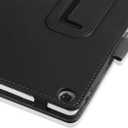 Tablet Cover for Amazon Kindle Fire HD 8 10th K72LL4(2020 Release),Ultra Slim Folio Stand Lightweight Leather Case for Kindle Fire HD 8 Plus/HD 8 2020/Kids 10th Gen 8" (Li-Black)