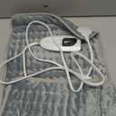 Deepsoon Heating Pad,Electric Heating Pads for Back,Neck,Abdomen,Moist Heating Pad for Shoulder,Knee,Arms,Legs,Dry/Moist Heat & Auto Shut Off,Christmas Gifts for Men and Women,Light Gray,24x12 Inch