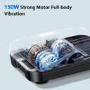 Vibration Plate Exercise Machine for Lymphatic Drainage, Vibration Platform for Weight Loss, 400 Lbs Capacity Shake Plate Full Body Workout Vibrate Fitness Platform for Home Women Men
