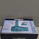 Conair CordKeeper Dryer with Folding Handle and Retractable Cord, 1875W Travel Hair Dryer, Ionic Technology, Teal